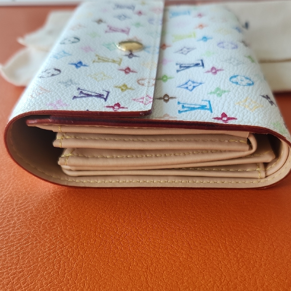 ***SOLD*** Louis Vuitton x Takashi Murakami Multicolor Monogram Alexandra Wallet - Picture 3 of 16